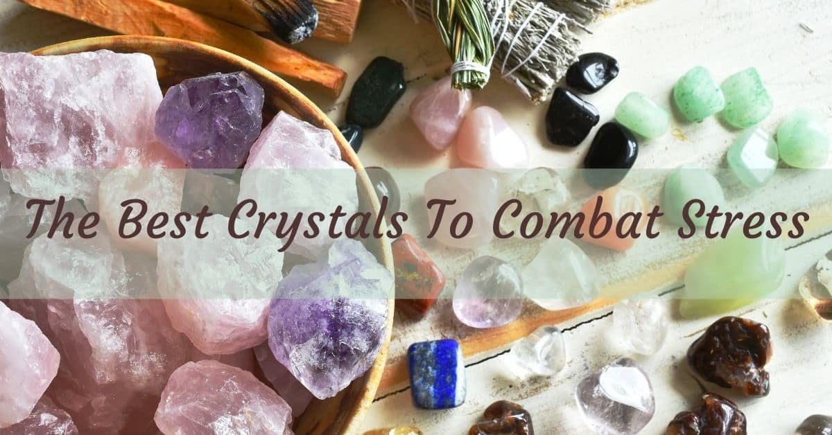 A picture of crystals that help with stress