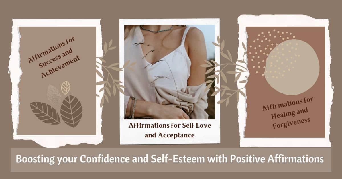 Boosting self esteem with short positive affirmations