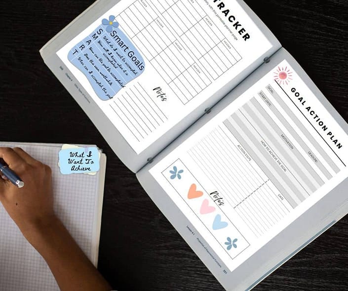 Creating a goal setting workbook