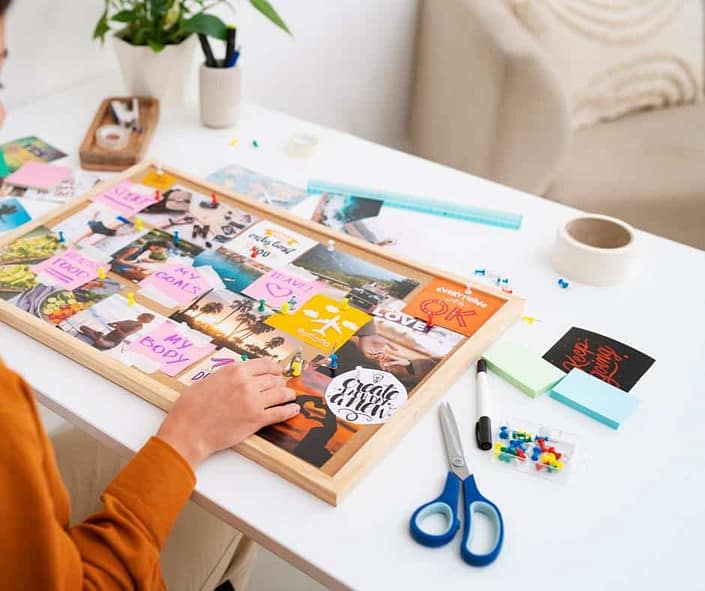 creating a manifestation vision board