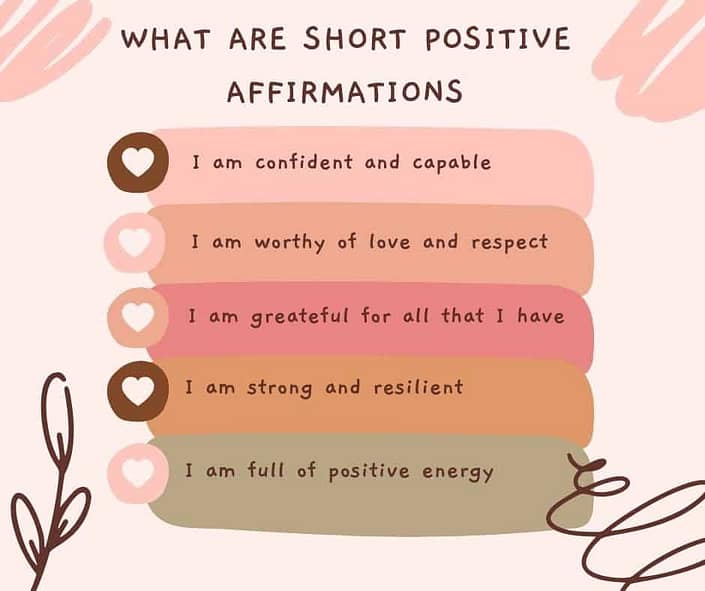 What are short positive affirmations